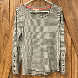 retrology size S top with grommet sleeves